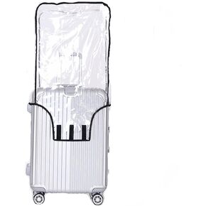 JenKin Luggage Protector Suitcase Cover PVC Waterproof Travel Suitcase Fits Most 20" to 30"(26")