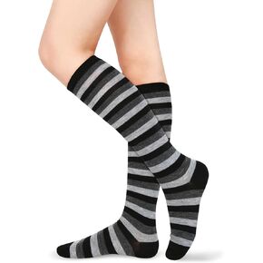 Benefeet Sox Womens Girls Knee High Socks Funny Novelty Athletic Long Tube Socks Unisex Soft Cozy Cotton High Calf Socks