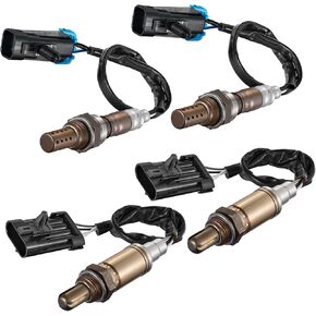 Oxygen O2 Sensor 234-4018 & 234-4012 Compatible with Chevy GMC, 2PCS Upstream and 2PCS Downstream for for Buick, 19178116 Replacement Oxygen Sensor for Cadillac