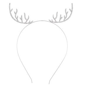Reindeer Antlers Headband Christmas Costumes Accessories for Women Xmas Girls Headbands Christmas Crown Tiara for Women Elk Antlers Head Band Deer Antler Headband Cosplay