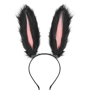 Cute Rabbit Ears Headband Long Furry Dog Ears Animal Cosplay Headband