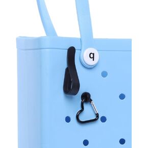 Heart-Shaped Hook Set Charm Accessory for Bogg Bag and Simply Southern Totes