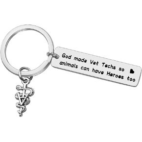 Xiahuyu Veterinarian Gifts Keychain Veterinary Technician Gifts Veterinary Student Gifts Veterinarian Appreciation Gifts