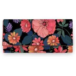 Wallet for Women's | Women's Wallet | Unique Print | Clutch | Ladies Purse | Made with Vegan Leather | Holds Upto 6 Cards | 2 Notes and 1 Coin Compartment | Magnetic Closure | Multicolor