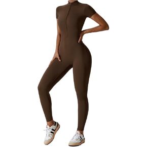 بدلة يوجا قطعة واحدة بسحاب للتمارين الرياضية للنساء in Kuwait