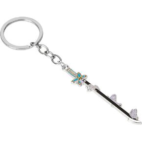 Demon Slayer Keychain, Sword Key Ring for Demon Slayer Fans, Cool Katana Keychain for Bag, Wallet & Car Key