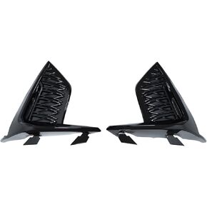 NewYall Front Left and Right Lower Bumper Fog Light Cover for Lexus IS300 IS350 2021 2022