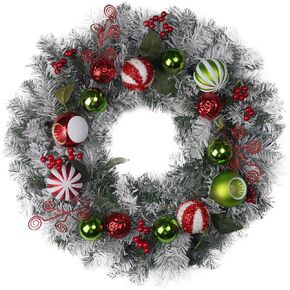 DiliComing Fall Wreath Front Door Wreath - 20" Fall Wreaths for Front Door, Artificial Pumpkin Maple Leavses Wreaths for Front Door Outside, Home Décor for Halloween and Thanksgiving