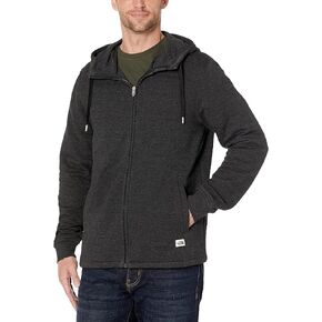 THE NORTH FACE Men's Longs Peak Quilted Full Zip Hoodie (US, Alpha, Medium, Regular, Regular, Standard, TNF Black Heather)