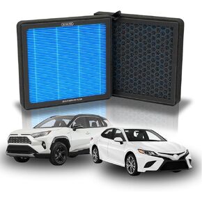 Cabin Air Filter CF12157 Fits Lexus, Mazda, Subaru & Toyota Avalon, Camry, Corolla, Highlander, Prius, Rav4, Sienna, Venza – Honeycomb Structure, Activated Carbon Beads, Durable and Sturdy (1 Pack)