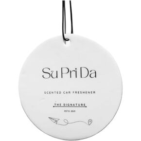 Su Pri Da-Luxurious Organic Car Air Freshener – Eco-Friendly & Long-Lasting Scent Made in Thailand – Feel Nostalgia – 5 Unique Scents for a Memorable Driving Experience- Pack of 1 (Cali Breeze)
