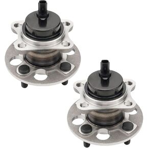 Torchbeam Pair 512370 Rear Wheel Hub Bearing Assembly for 2007-2014 Toyota Yaris, 2012-2019 Toyota Prius C, 2013 Scion iQ Wheel Bearing 4 Lugs W/ABS