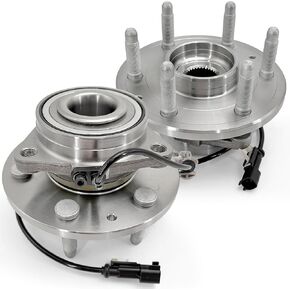 Pair 515160 Front Wheel Bearing Hub Assembly Compatible with Cadillac Escalade ESV XTS, for Chevy Silverado 1500 Suburban Tahoe 2015-2020, for GMC Sierra 1500 2014-2018 Yukon/Yukon XL, 6 Lugs w/ABS