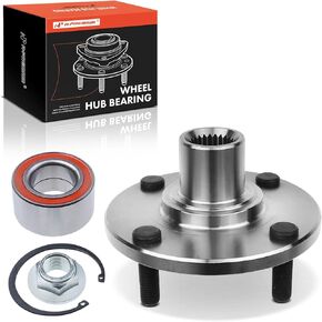 A-Premium Front Wheel Hub Assembly with 4-Lug Compatible with Ford Focus 2000-2011