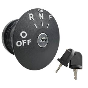 Golf Cart Ignition Key Switch 605637 for EZ-GO RXV 2008-Up 48V Electric Golf Cart with 4 Position 2 Spare Umbrella Keys 611283 609682