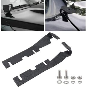 SAMMAN Ram Ditch Light Brackets Hood Hinges LED Light Mounting Brackets LED Cube Light Bracket Compatible with Dodge Ram 2009-2018 Dodge RAM 1500 2500 3500