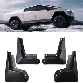 Mud Flaps Splash Guards Compatible with Tesla Cybertruck 2024 Front & Rear Mud Flaps Set of 4 No Need to Drill Holes in Kuwait