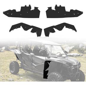 A & UTV PRO Fender Flares Extended Mud Guards for 2019-2024 Honda Talon 1000x 1000r 1000x4, Front & Rear Mud Flaps Accessories, Extreme Durability, 4 PCS