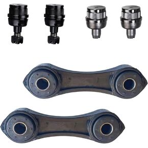 6pc Front Upper Lower Ball Joint Sway Bar Kit K8953 K8678 K8685 for Ford Crown Victoria 1998-2002, Lincoln Town Car 1998-2002, Mercury Grand Marquis 1998-2002, Ball Joint Sway Bar Link