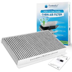 Tested MERV 13 Cabin Air Filter with Activated Carbon, CF10259 for Land Rover LR3 (2005-2009),LR4 (2010-2016), Range Rover Sport (2006-2013)