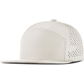 Performance Snapback Hats for Men Women,Flat Bill Cap,Golf,Running,Workout