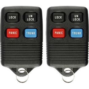 KeylessOption Keyless Entry Remote Control Car Key Fob Replacement for GQ43VT4T (Pack of 2)