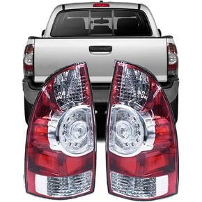 WFLNHB LH+RH Tail Lights Replacement for Toyota Tacoma 2005-2015 Rear Tail Lights Brake Lamps Assembly 8156004160 8155004160
