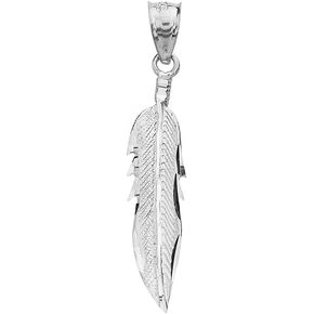 Bohemia Leaf Feather Pendant Necklace