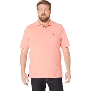 Nautica Men's Big & Tall Short Sleeve Stretch Solid Deck Polo Shirt