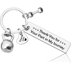 Fitness Instructor Thank You Gift Fitness Keychain Fitness Lovers Gift Jewelry Workout Gift Appreciation Gifts for Personal Trainer Fitness Coach Fitness Trainer Bodybuilder Christmas Retirement Gift