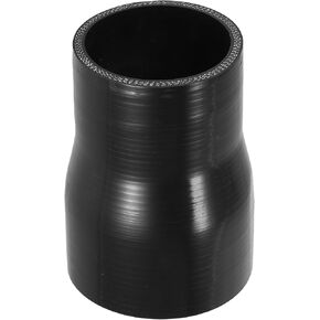 X AUTOHAUX 1 Pcs 70-83mm 2.76"-3.27" ID 127mm 5.00" Length 0 Degree Black Car Silicone Hose Coolant Hose Universal