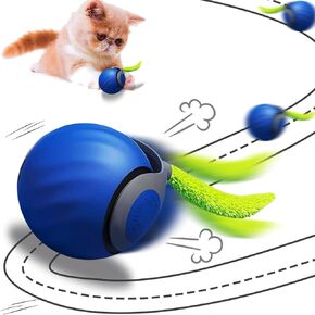 Cat Hunting Bag cat Hide and Seek Toy Cat Interactive Toy Automatic Rolling Ball Cat Toy Single Play Toy (F-AX)