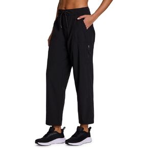 سروال نسائي من Avalanche للكاحل مبطن بالصوف للمشي لمسافات طويلة مع جيوب للنساء، سروال مسافر منسوج برباط من الصوف in Kuwait