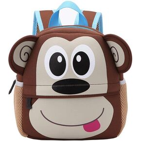 Geanmoki Kid Backpack, Baby Boys Girls Toddler Pre School Backpack Children Backpacks Bags (monkey)