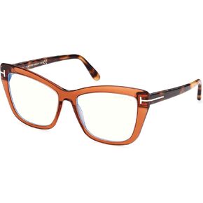 Tom Ford FT 5826-B BLUE BLOCK Shiny Dark Brown/Blue Block 55/16/140 women Eyewear Frame