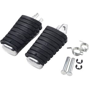 AHL Front Foot Pegs Pedals Footrests Fits for Yamaha XV535 VIRAGO 535 1988-2001/XV750 VIRAGO 750 1984-1998