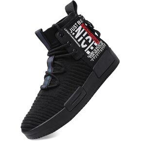 Men’s High Top Fashion Sneaker Casual Slip on Walking Shoes for Men