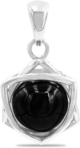 Starborn Gemstone Sphere 6-Point Sterling Silver Star in Kuwait