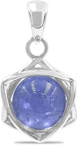 Starborn Gemstone Sphere 6-Point Sterling Silver Star in Kuwait