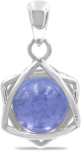 Starborn Gemstone Sphere 6-Point Sterling Silver Star in Kuwait