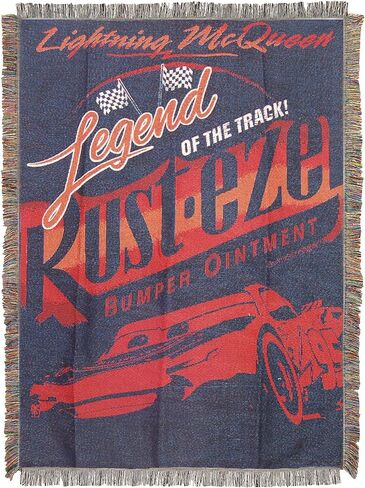 Disney-Pixar's Cars, "Greetings from Radiator Springs" Woven Tapestry Throw Blanket, 48" x 60", Multi Color in Saudi Arabia