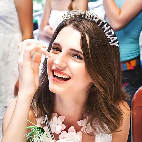 3 Pcs Birthday Crowns for Women, Happy Birthday Headbands Shiny Rhinestones Metal Hair Bands, Gold Silver Rose Gold Hair Headband, Sweet Happy Birthday Accessories in Kuwait