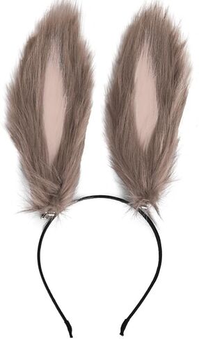 Cute Rabbit Ears Headband Long Furry Dog Ears Animal Cosplay Headband in Saudi Arabia