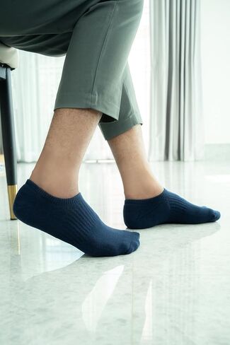RATIVE Cushion No Show Socks Invisible Cotton Low Cut Socks for Men Women in Saudi Arabia