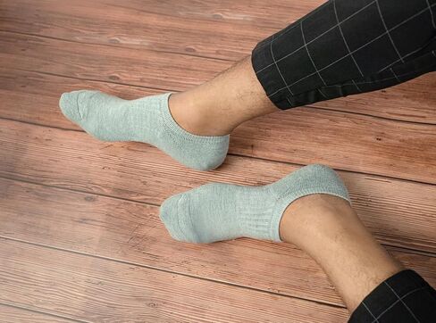RATIVE Cushion No Show Socks Invisible Cotton Low Cut Socks for Men Women in Saudi Arabia