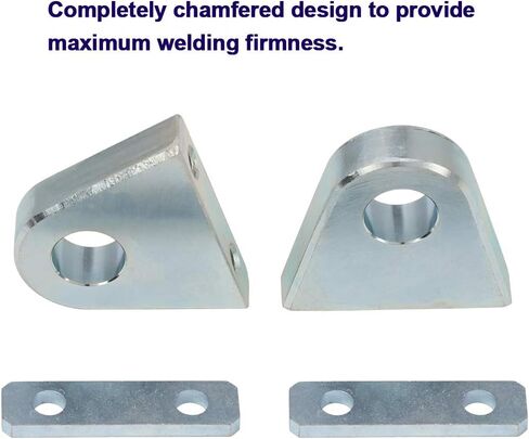 Mountainpeak Clevis يتصاعد اللحام/الترباس على القيد 3/4 بوصة تكبل على شكل حرف D مع لوحة داعمة لمصد الشاحنة، دلو الجرار، مركبات الطرق الوعرة in Kuwait