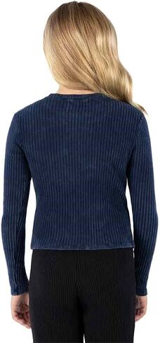 Speechless Girls' Long Sleeve Chunky Rib Jersey Top in Saudi Arabia