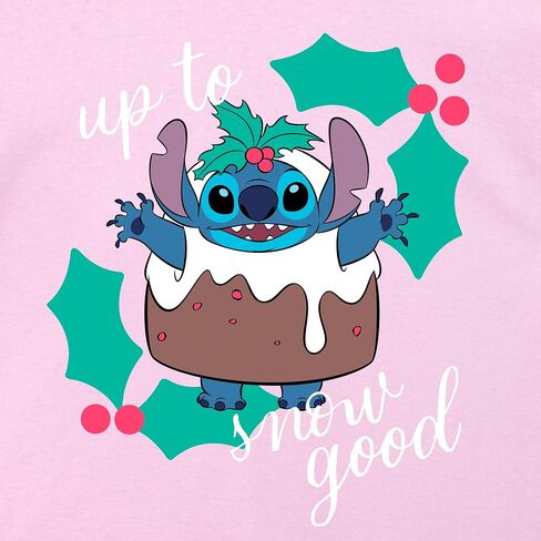 Disney Christmas Lilo and Stitch T Shirt | Stitch Christmas Girls Tshirt | Lilo and Stitch Gifts for Girls in Saudi Arabia