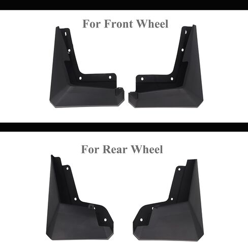 Mud Flaps Splash Guards Compatible with Tesla Cybertruck 2024 Front & Rear Mud Flaps Set of 4 No Need to Drill Holes in Kuwait