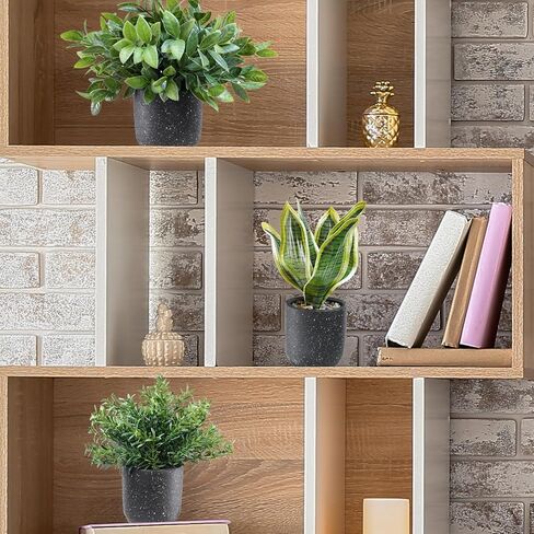 Winlyn 3 Pack Small Potted Artificial Plants Faux Greenery Rosemary Boxwood Snake Plants in Black Cement Planters Decorative Plants 8.3"-9.3" Tall for Home Office Bathroom Kitchen Shelf Table Décor in Saudi Arabia